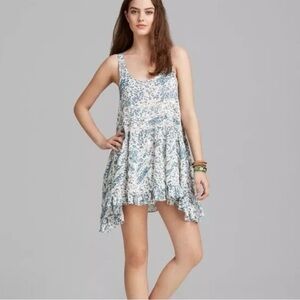 Free People Voile Mini Trapeze Shift Dress